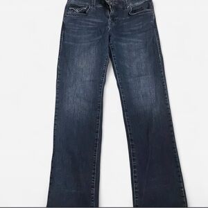 True Religion Men's Dark Blue Flare Jeans